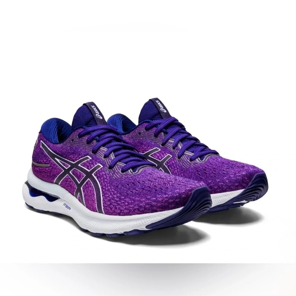 ASICS NWOT Women’s GEL-Nimbus 24 Purple - Picture 1 of 9